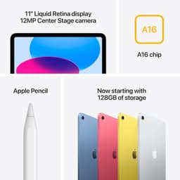 Apple iPad 11-inch: A16 chip, 11-inch Model G-NEXT 2